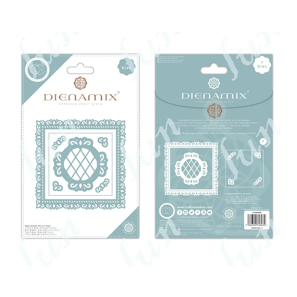 

Ornate Square Metal Cutting Dies Scrapbooking Diary Decoration Stencil 2022 Newest Diy Handmade Greeting Card Embossing Template