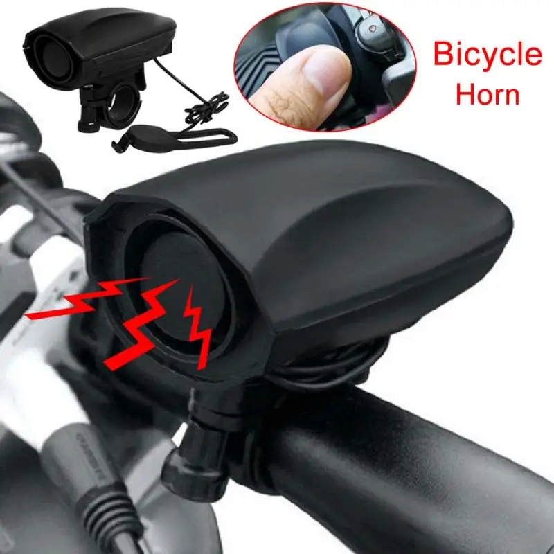 

123dB Bicycle Horn Electric Bike Bell Super Loud Electric Bel MTB Warning Signal For Bicycle Ride Equipment Bicycle Accessories