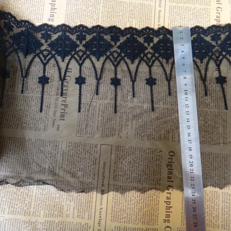 Мягкая марлевая кружевная отделка с вышивкой хлопчатобумажная лента сделай сам