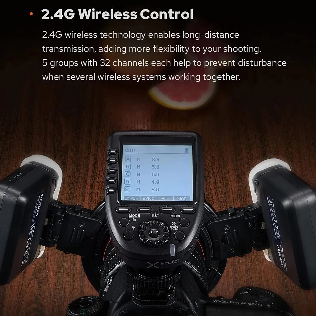 Godox MF12-K2 Макро Вспышка 2 светильник Kit 4G беспроводной контроль вспышка со