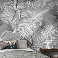 custom mural wallpaper nordic modern 3d tropical plant leaves wall painting living room tv sofa bedroom art papel de parede sala