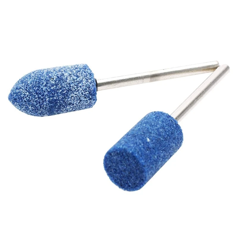 

10 Pieces 3mm Shank Abrasive Mounted Stone Grinding Wheel Heads Set Abrasive Stone Polishing Wheel for Power Tools