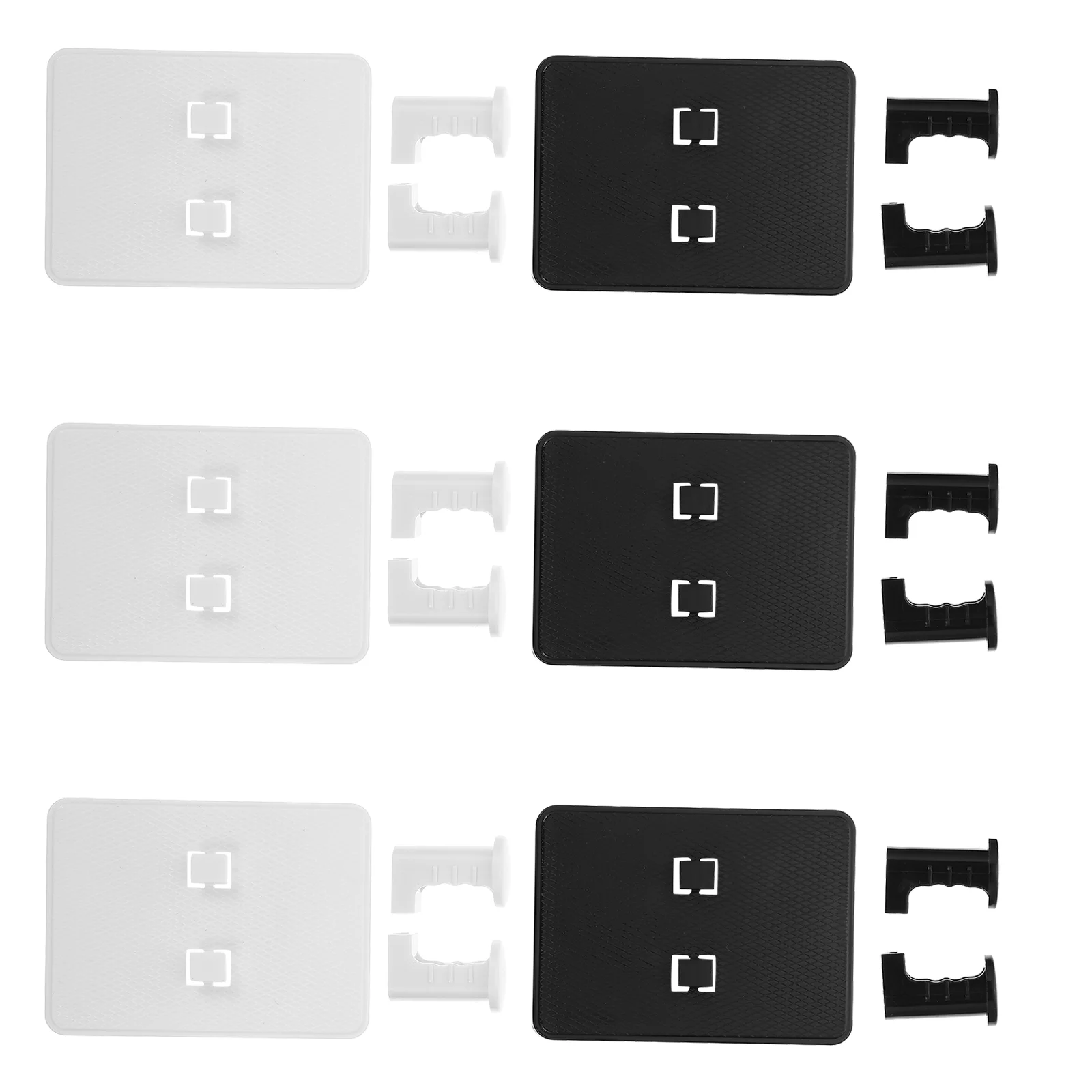 

6Pcs Wall Hanging Razor Holder Utility Hook Adhesive Wall Hook For Razor
