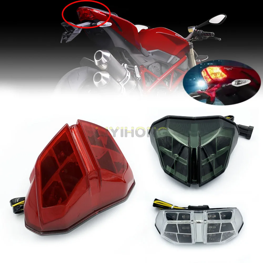 Светодиодный стоп-сигнал для DUCATI Streetfighter 848 1100 2012 2013 2014 встроенный поворотник