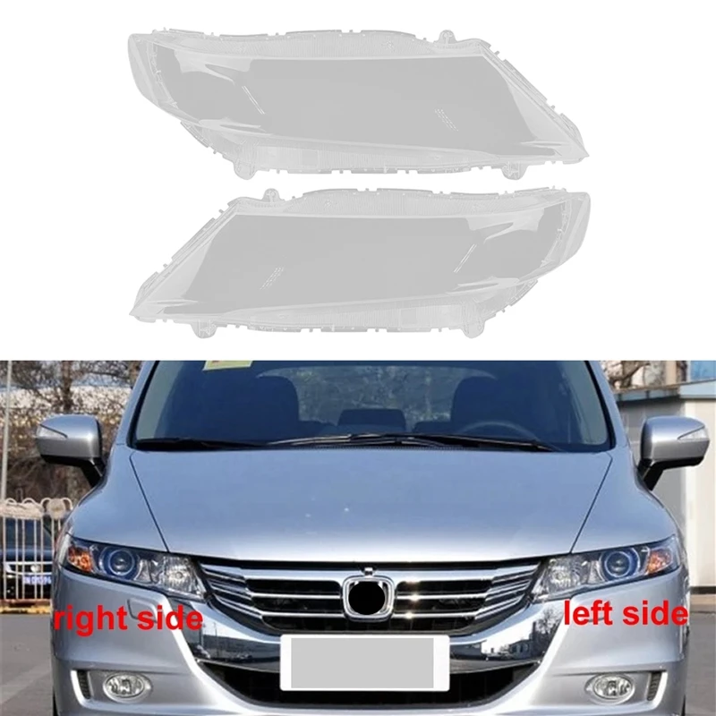 

For Honda Odyssey RB3 2009-2013 Headlight Shell Lamp Shade Transparent Lens Cover Headlight Cover