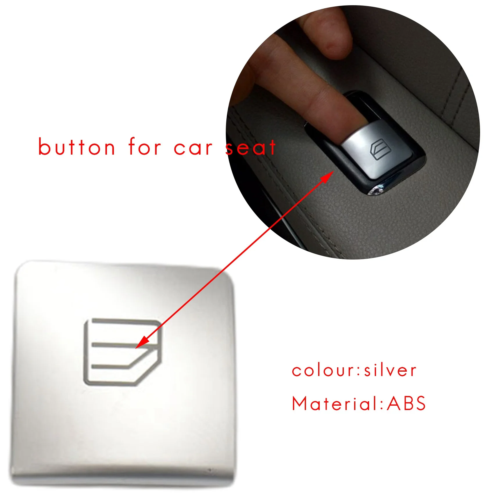 

Inner Door Armrest Window Switch Button Trim Cover Sticker for Benz GLK ML GL a B C E G Class W204 W212 W246 W166 X166