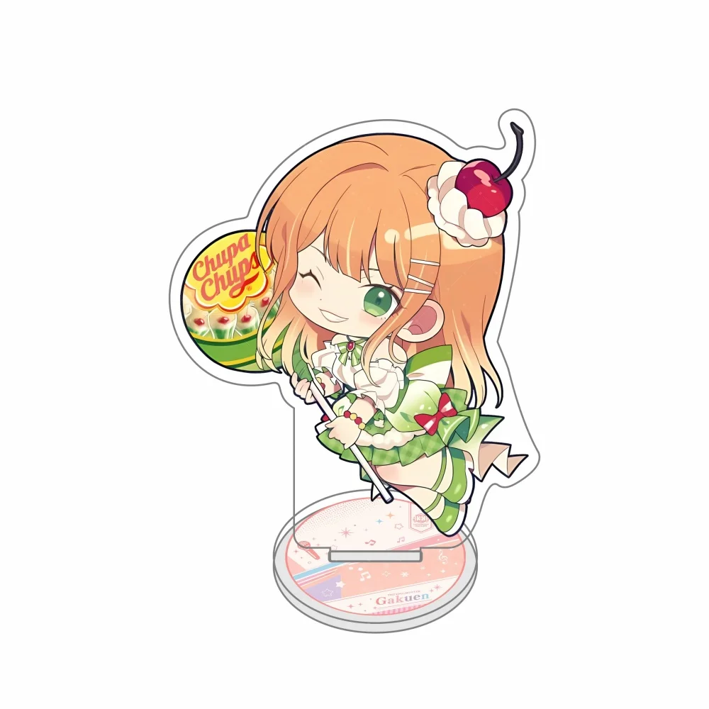 Фото Акриловые подставки для фигурок аниме THE IDOLM@STER Gakuen: Саки Котоне, Темари Хиро, Мао Лия, Сумика Ханами. Модные подарки, брелоки. №5