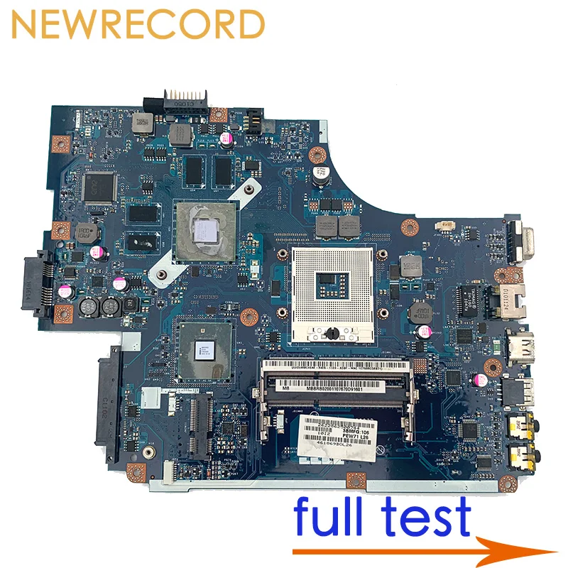 NEWRECORD LA-5893P  for Acer Aspire 5742 5742G  Laptop Motherboard MBRDP02001 MBBRB02001 HM55 DDR3 GT540M 1GB Free CPU