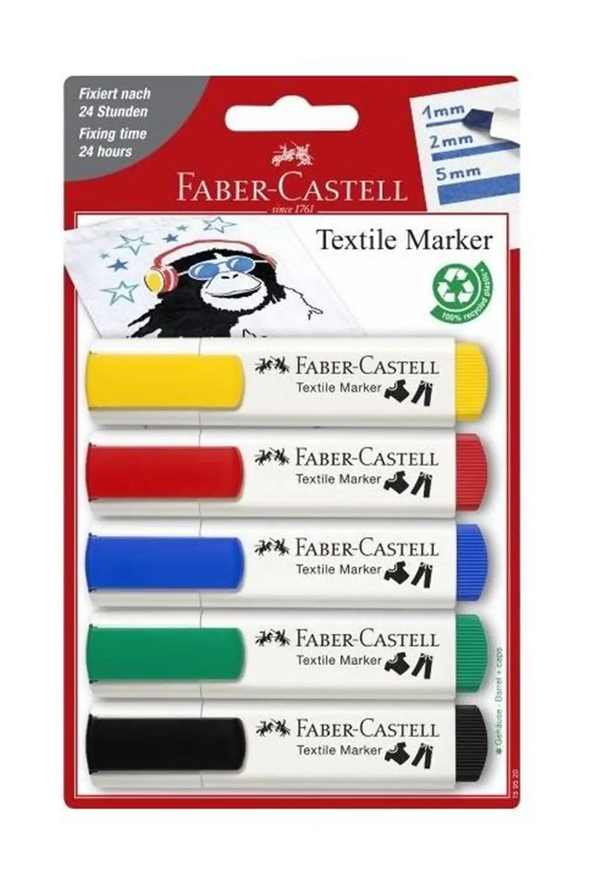 

Brand: Faber Castell Faber Textile Markörü Classic 5 Li 401595200 Category: Highlighter Pens
