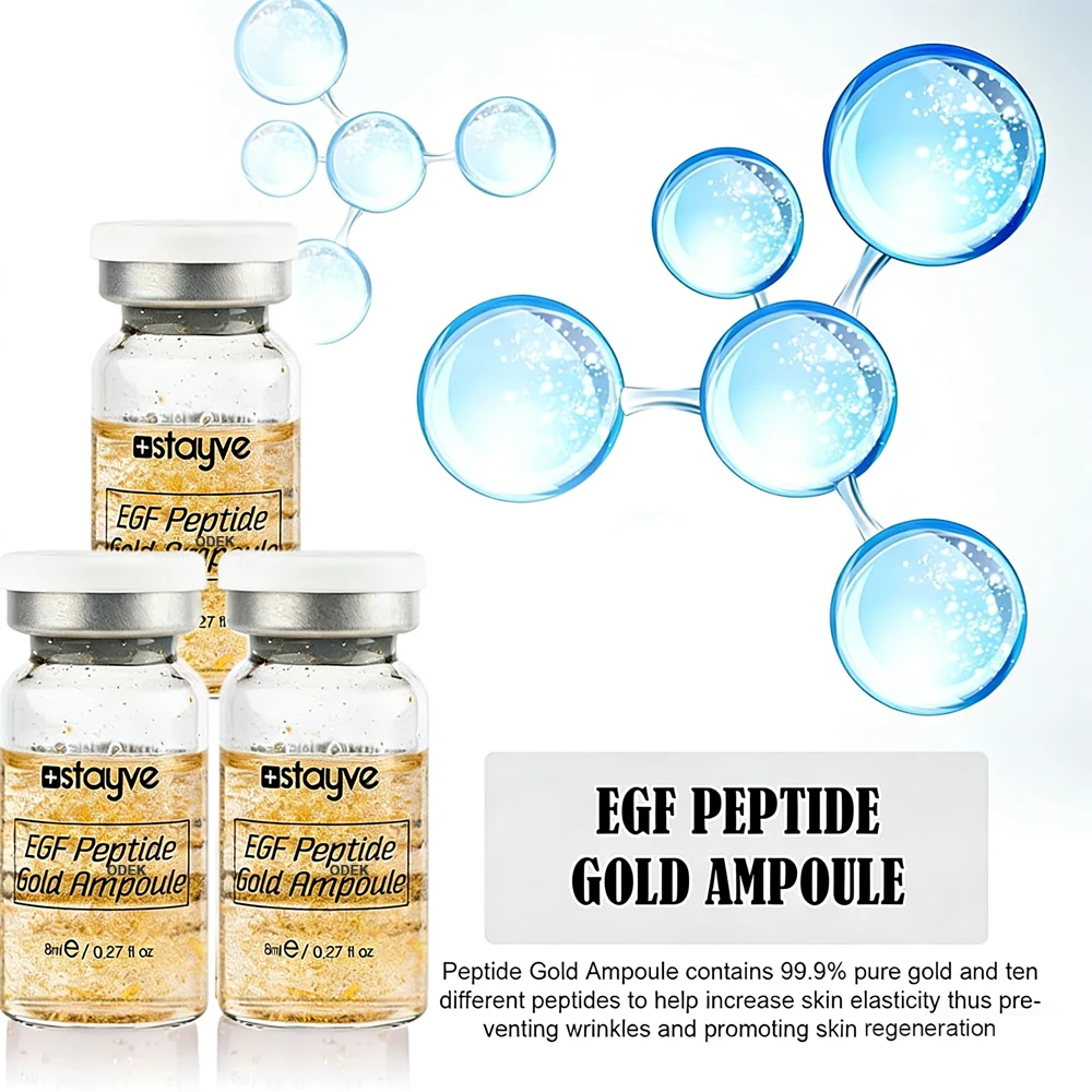 Фото Набор сывороток-бустеров для кожи Stayve 8 мл с ДНК лосося, пептидами, увлажняющий, омолаживающий, отбеливающий, для микроигольчатой терапии 0,3 мм №5