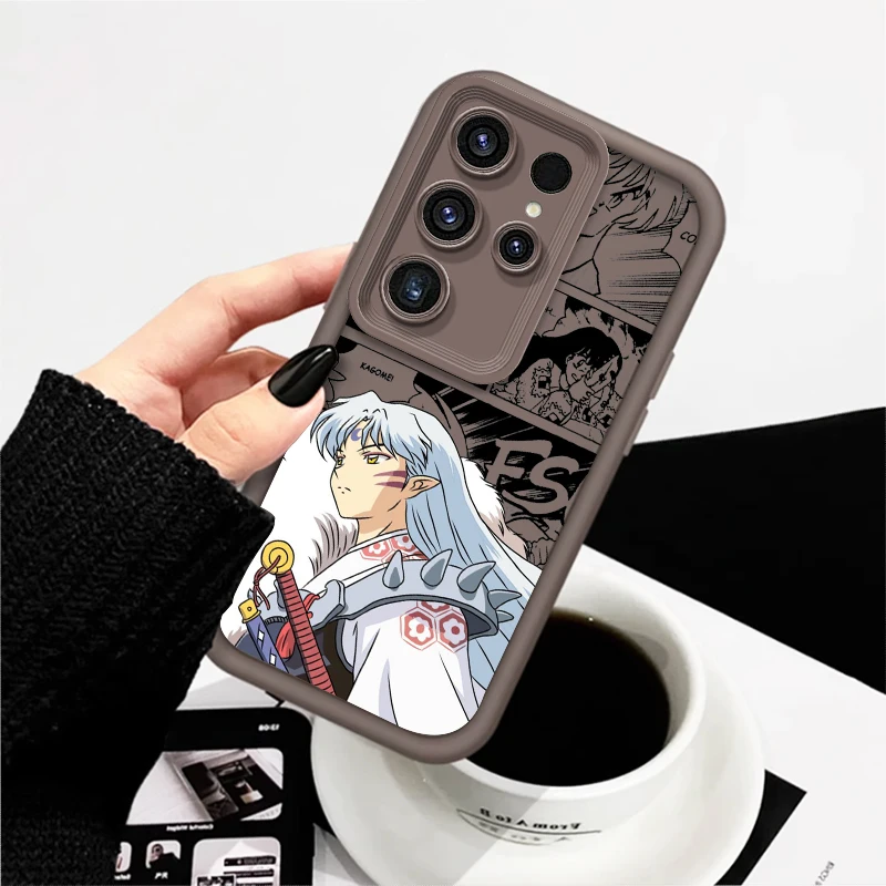 Искусство аниме-комиксов Inuyasha для Samsung Note 20 S24 S23 S22 S21 S20 Ultra Plus FE A25 A23 A22 A15 A31