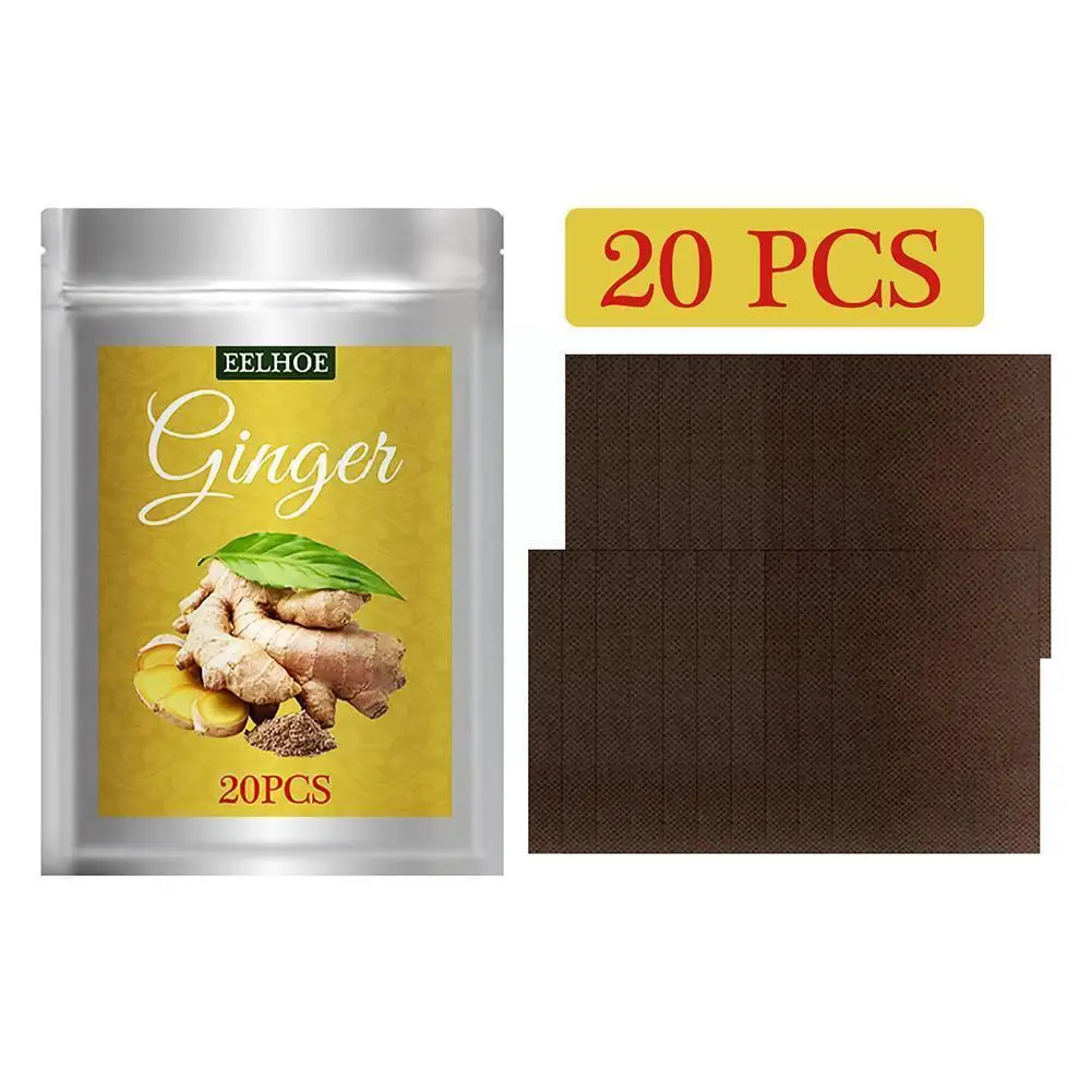 

10/20pcs Ginger Detox Patch Body Neck Foot Pad Pain Patch Adhesive Care Chinese Relief Pads Detox Foot Ginger Ginger G8t8