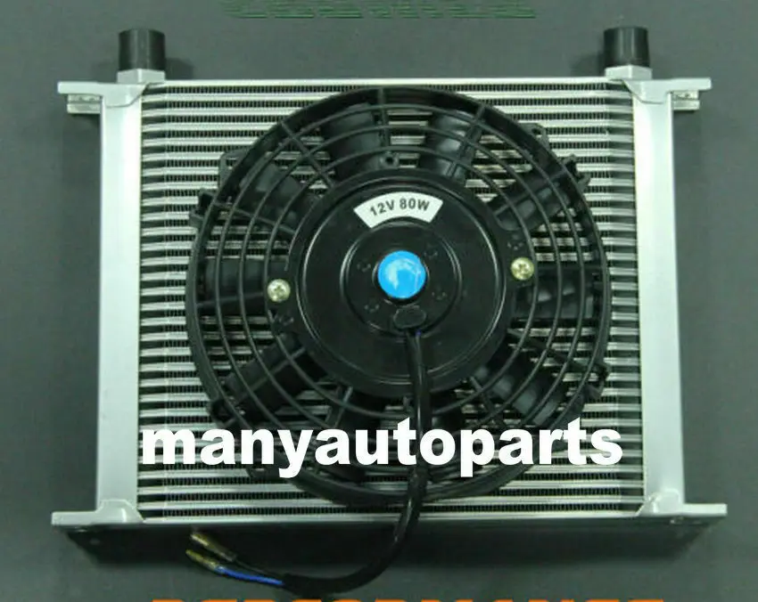 

30 рядов AN10, подходящий для тяжелых условий эксплуатации масляный радиатор 7 дюймов, стандартная японская Настройка автомобилей