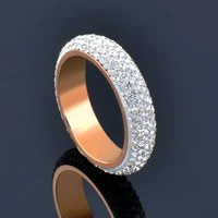 leeker trend full crystal stainless steel rings for women gold silver color couple jewelry 2022 homme anillos male ring 692 lk2