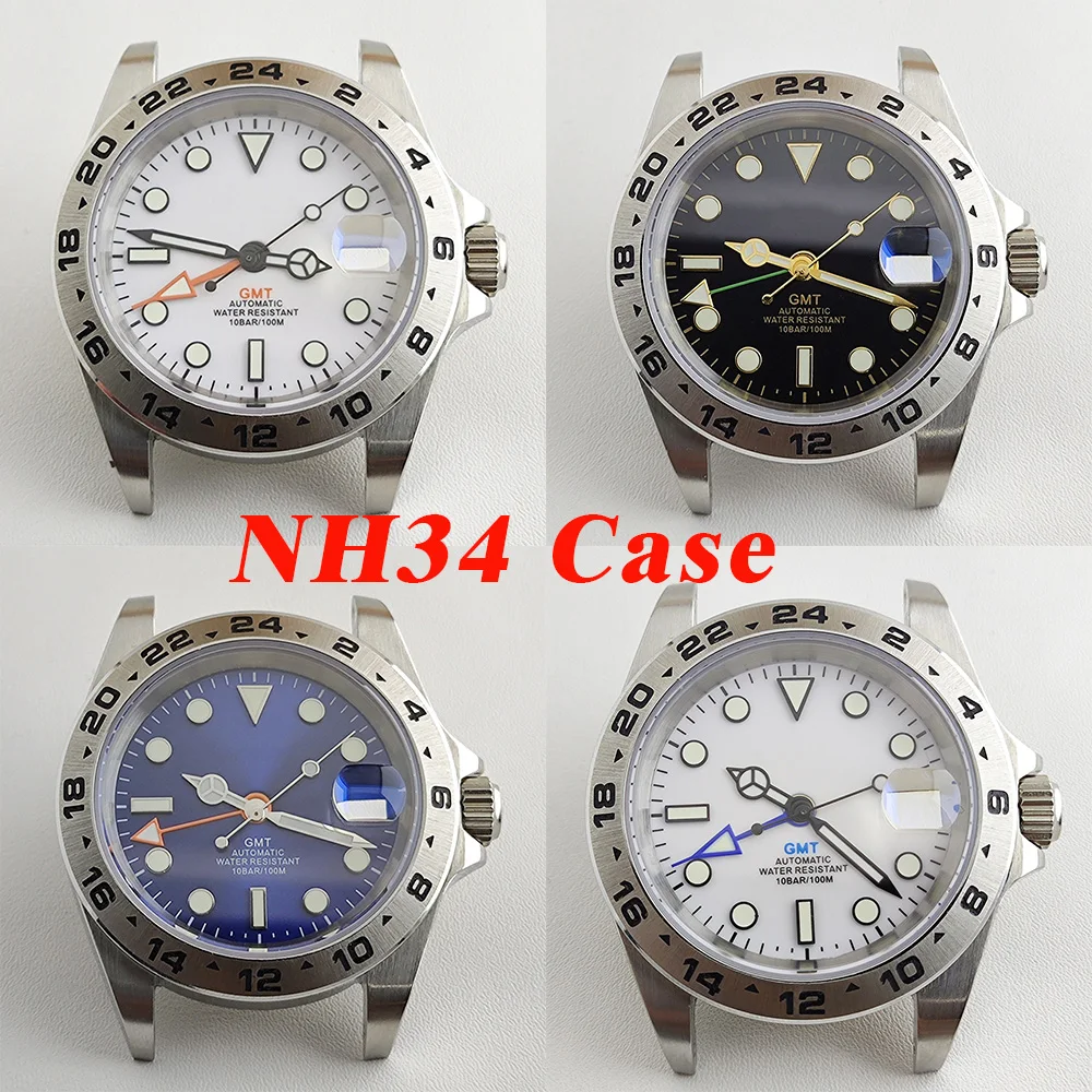 

Мужские часы с зеленым циферблатом, из нержавеющей стали