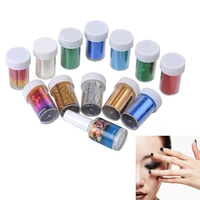 12 bottles of mixed color star manicure stickers primer nail decoration stickers