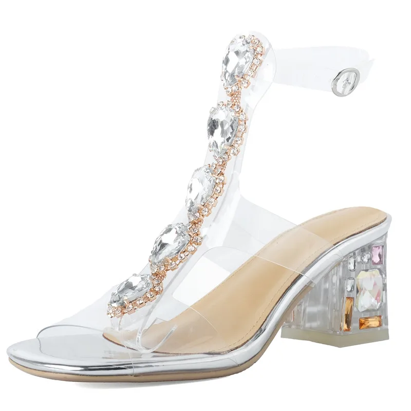 

Соблазнительные Стразы, Модные Туфли Мэри Джейн из натуральной кожи с блестящими стразами, блестящие туфли на каблуках