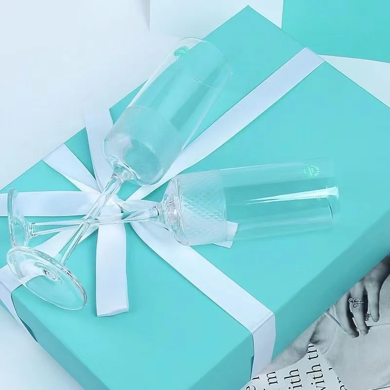 

2 pieces/set of luxury champagne cup gift box, birthday wine cup gift box, cocktail wine cup set, wedding gift, engagement gift