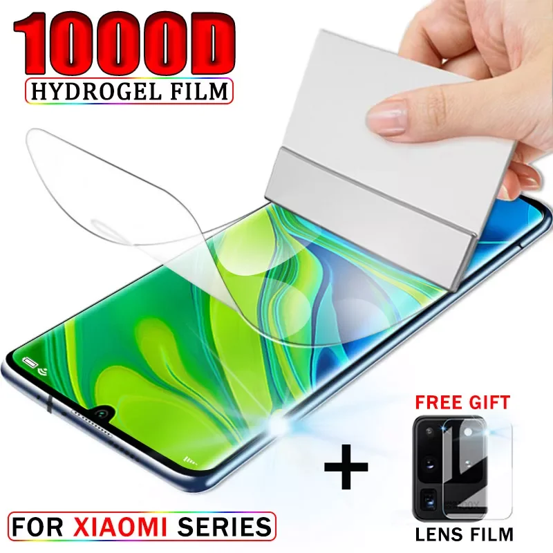 

1000D Hydrogel Film For Xiaomi Mi 11 Ultra Screen Protector For Xiaomi Mi 10T Note 10 9 8 9T 9SE A3 Pro Mi11 Lite 5G Soft Film