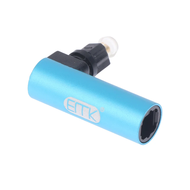 

New EMK Right Angle Digital Optical Audio Cable Nylon Braided Digital Audio Optical Fiber Cable for Speaker Soundbox TV