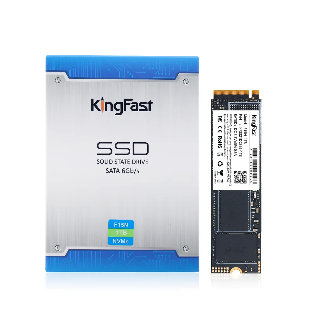 Твердотельный накопитель KingFast SSD M2 NVMe 1 ТБ 2 256 ГБ 512 M.2 с Dram SLC Cache PCIe внутренний