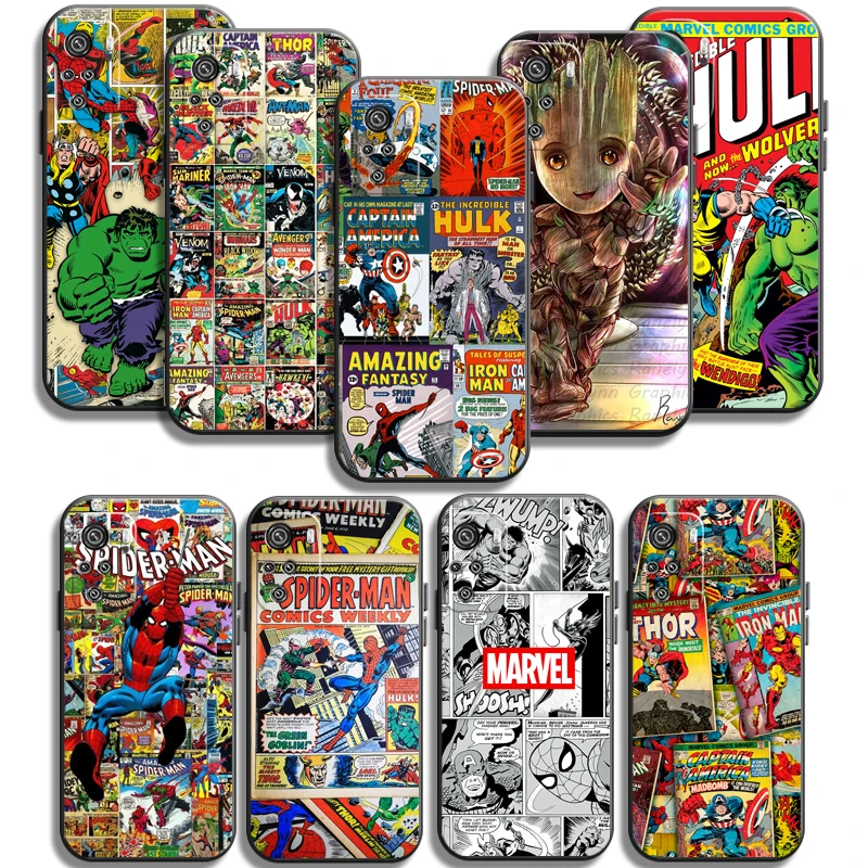 

Avengers Marvel Phone Cases For Xiaomi Redmi Redmi 7 7A Note 8 Pro 8T 8 2021 8 7 7 Pro 8 8A 8 Pro Carcasa Back Cover Soft TPU