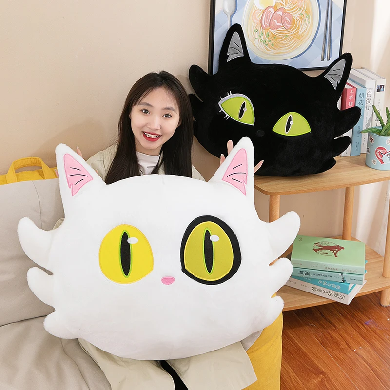 

New Suzume No Tojimari Cat Plush Throw Pillow Toy Daijin Sadaijin Cats Plushies Doll Anime Movie Soft Toys for Girls Fans Gifts