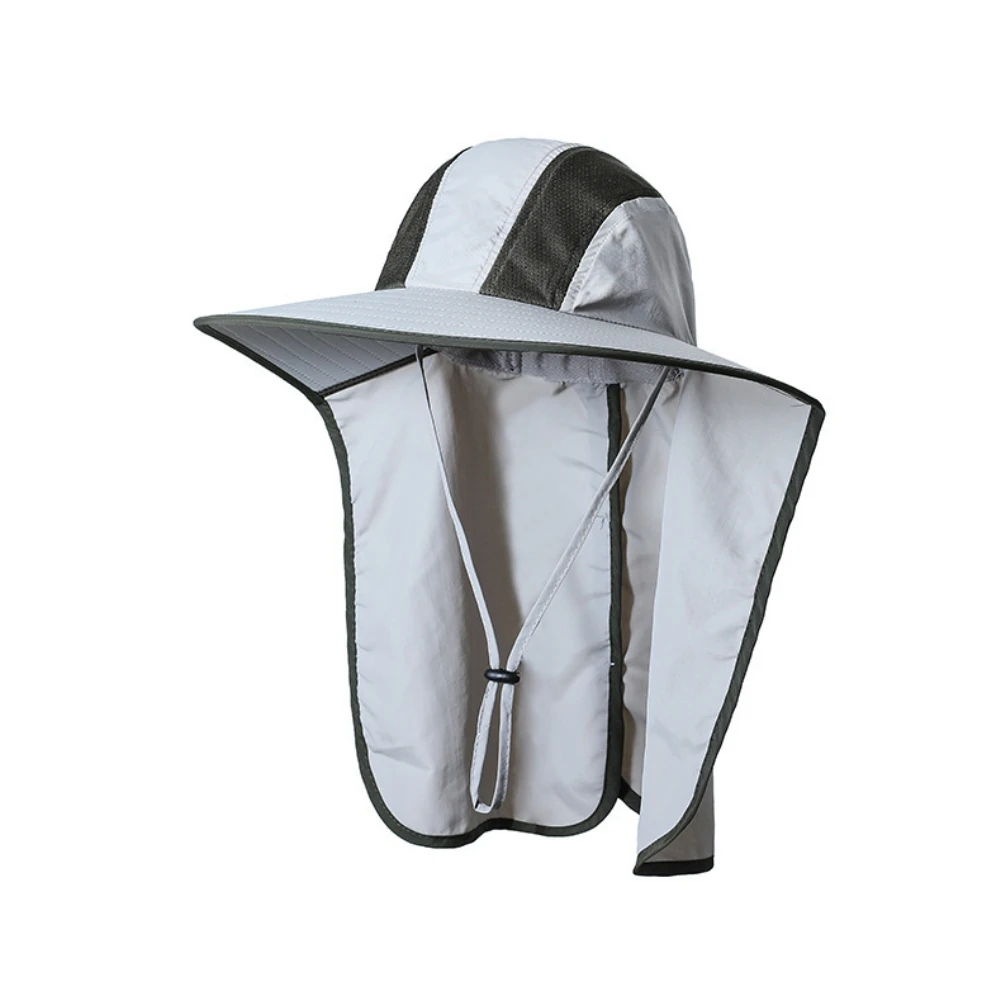 

Быстросохнущая Солнцезащитная шляпа для рыбака, сетчатая дышащая Складная ветрозащитная шляпа с козырьком от солнца для кемпинга и пешего ...