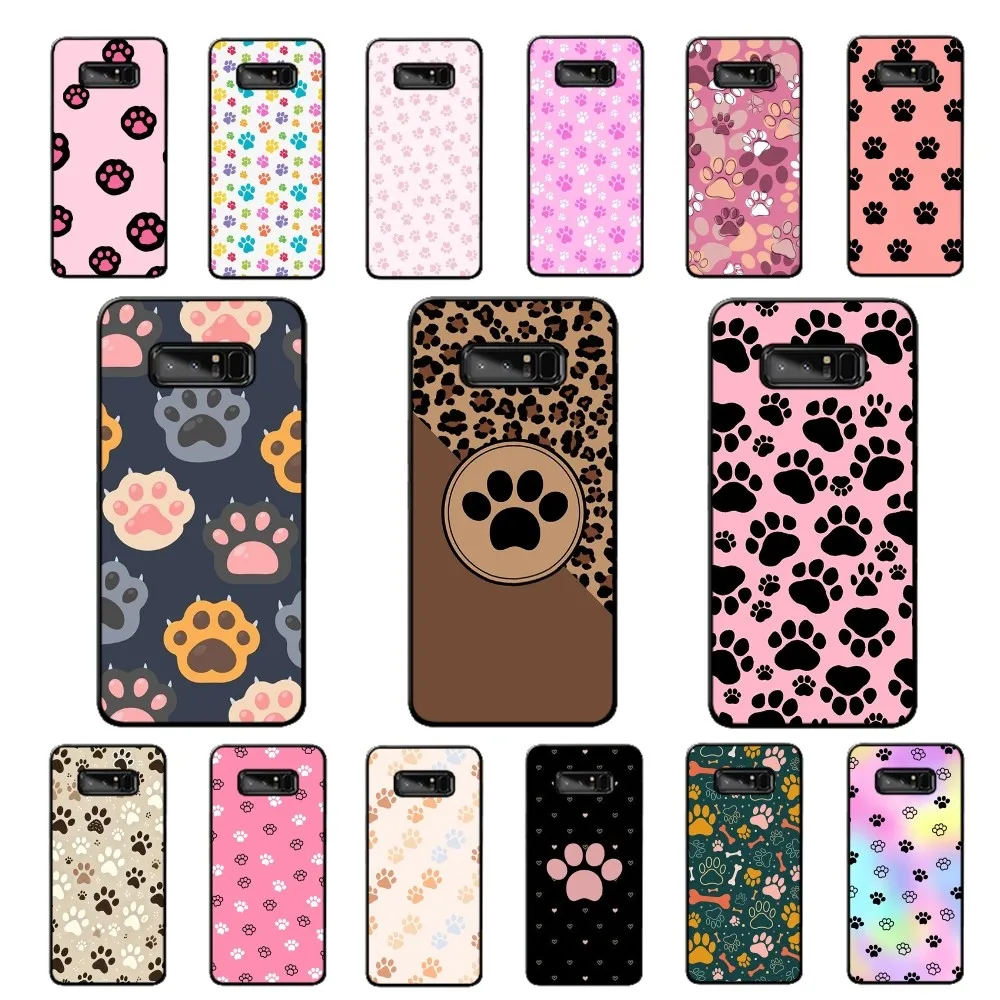 Cute Dog Paw Phone Case For Samsung Note 8 9 10 20 Pro Plus Lite M 11 30 21 31 51 A 22 42 02 03