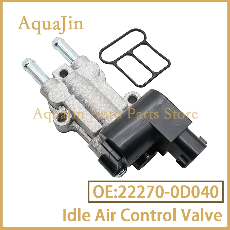 

22270-0D040 Клапан регулирования воздуха холостого хода IACV для Toyota Corolla Matrix Pontiac 1.8L 2002 ~ 2006 OE 2227021011 2227022060 222700 Д040