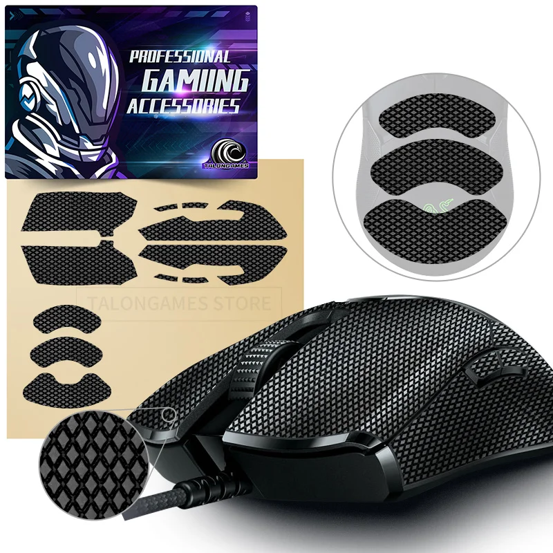 1 упаковка Нескользящая лента для мыши TALONGAMES беспроводной игровой Razer Viper