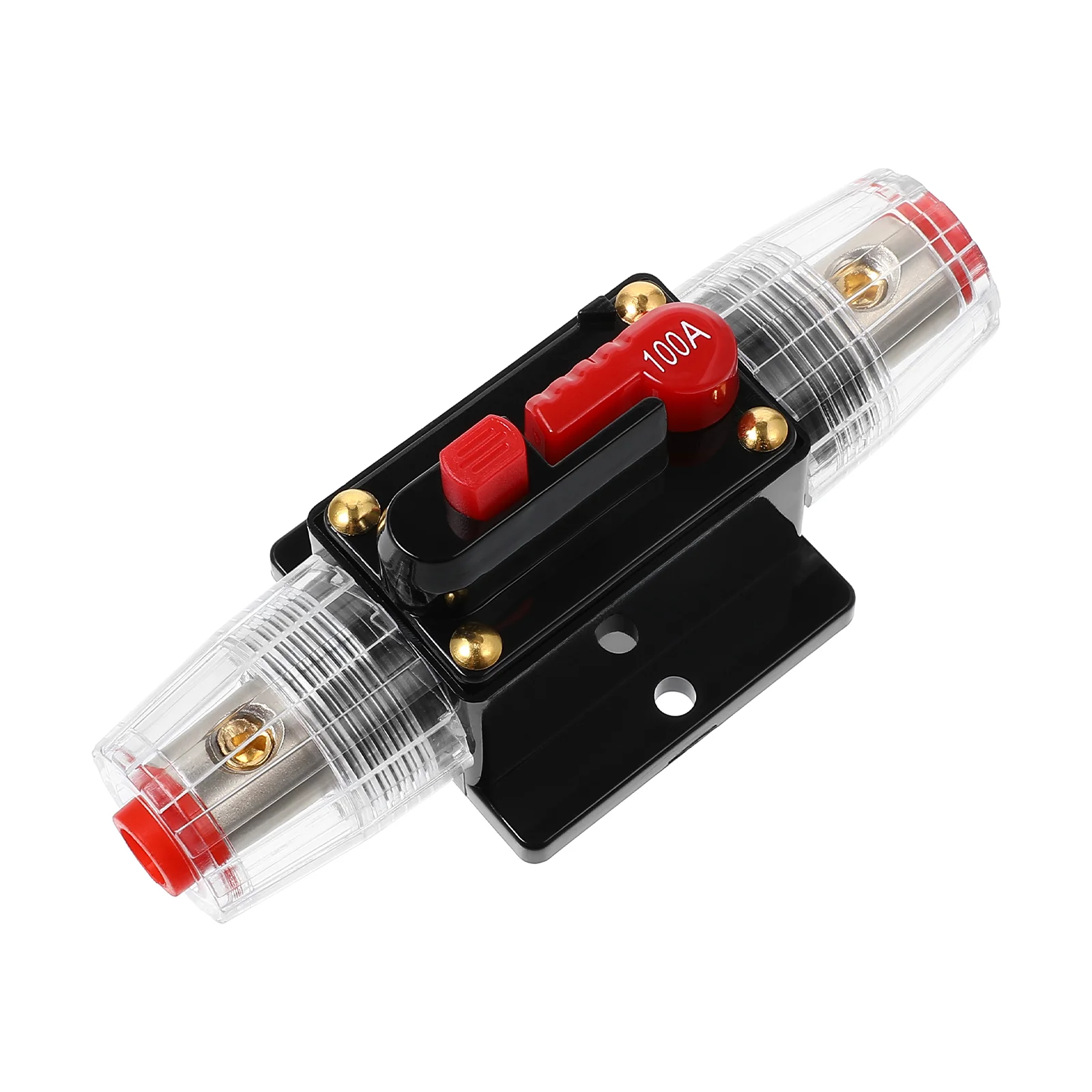 

WINOMO 100A Inline Circuit Breaker Auto Protection Switch Reset Fuse Holder Inverter for Car RV