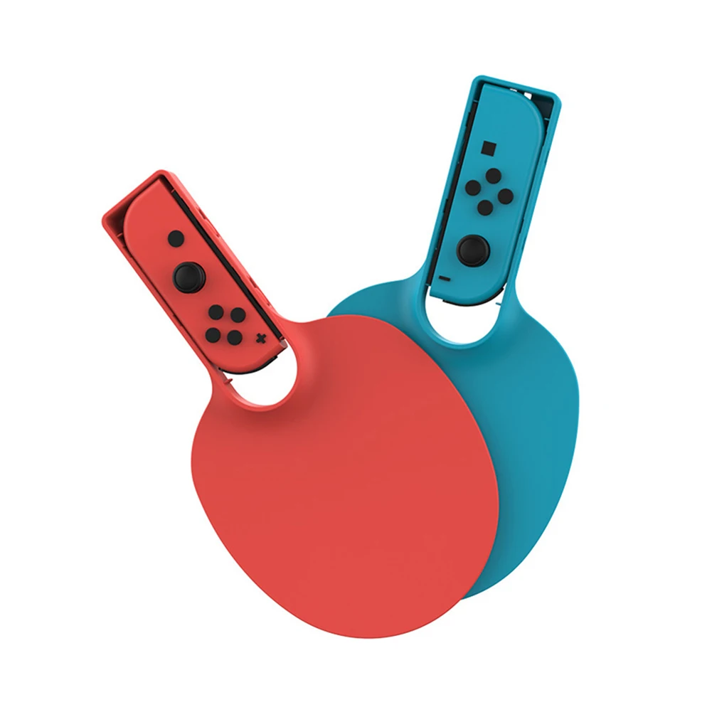 

Игровой контроллер для ракетки для настольного тенниса, спортивные ручки, поддержка держателя для Nintendo Switch OLED, аксессуары, 1 пара