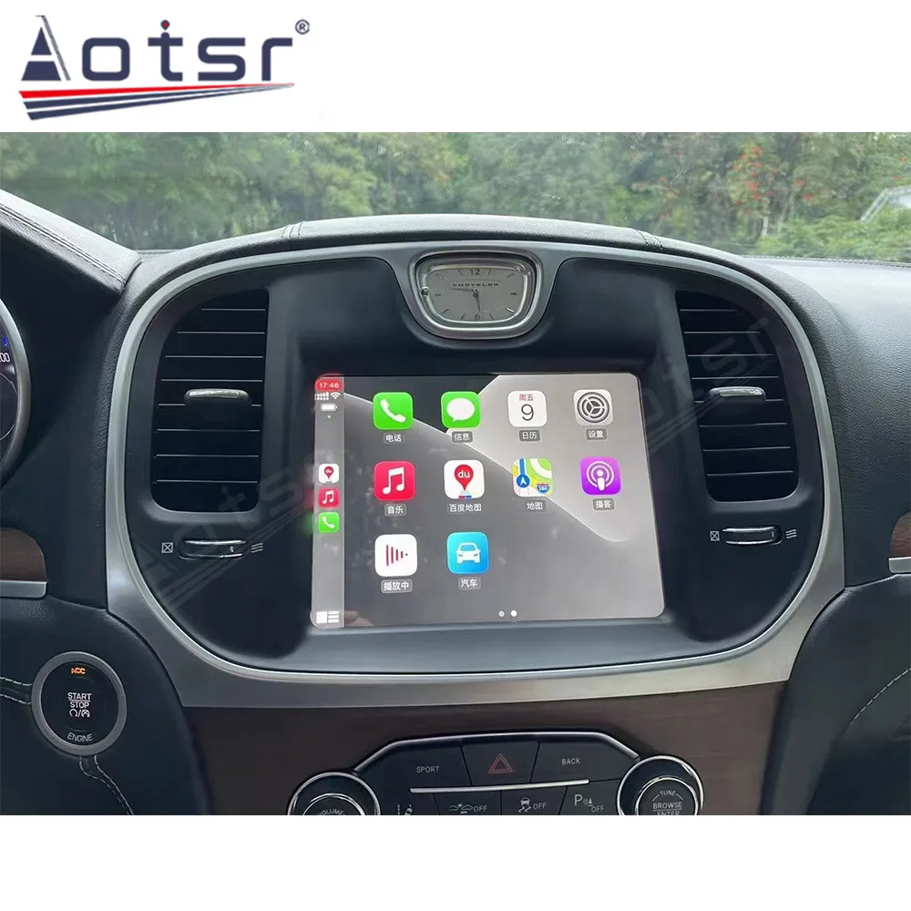 8 4-дюймовая автомобильная Android-стерео для Chrysler 300C 2010-2020 сенсорный экран