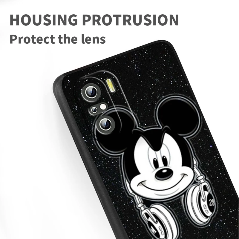 Модный чехол для телефона с изображением Микки-Мауса Xiaomi Redmi K50 K40 Gaming 10 10C 9AT 9A 9C 9T 8