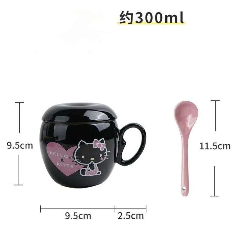 Керамическая кружка Hello Kitty аксессуары в стиле аниме Kt с принтом Ins