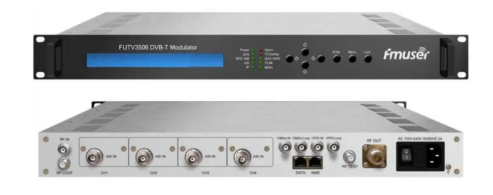 Фото Модулятор FUTV3506 DVB-T2 (2 входа ASI, 1 выход IP, QPSK/16QAM/64QAM/256QAM) с сетевой системой №3
