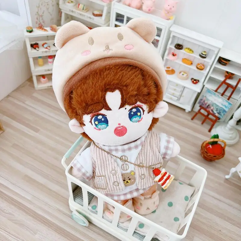 

New Arrival Cute Clothing Animal ears korea suit for EXO clothes Doll 20cm Handmade Doll Clothes DollS Accessories Gift dolls