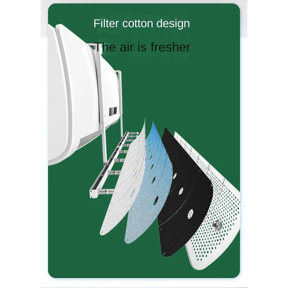 

High Quality Wind Deflector COTTON FILTER Universal Basic No Filter Cold Air Cotton Filter Easy Installation Home
