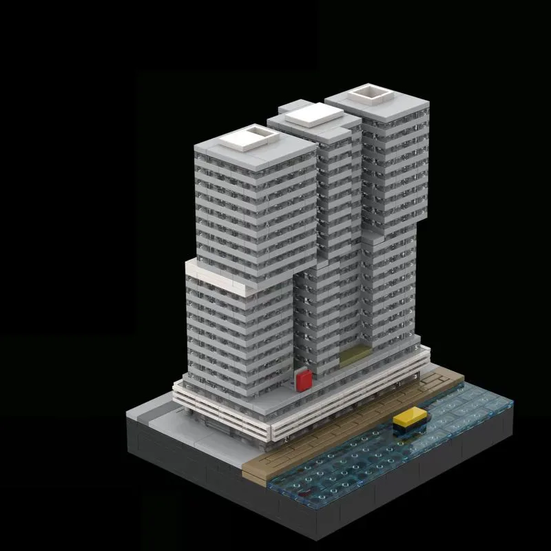 Новинка стеллаж здание 1:1000 Сращенные строительные блоки 1504 шт. игрушки для