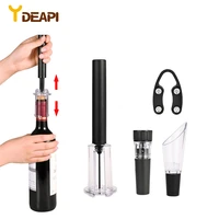 ydeapi wine bottle opener stainless steel needle air pressure pump corkscrew wine opener cork out remover kichen bar wine tools