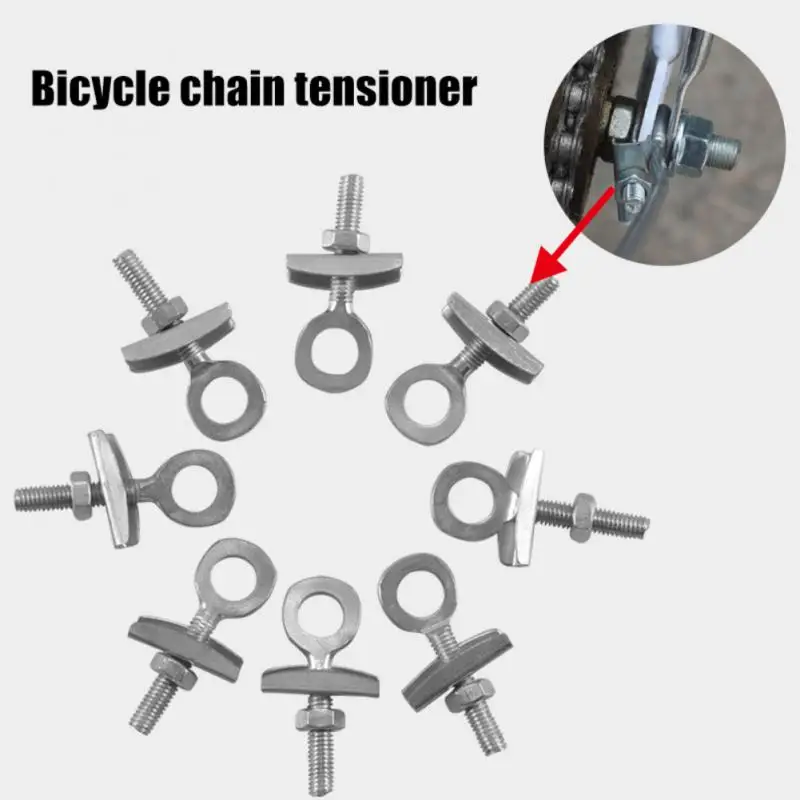 

2/3/4PCS High Strength Screw Chain Adjuster Fastener Fits Most Bikes Tensioner Steel Bicycle Chain Adjust Bolt