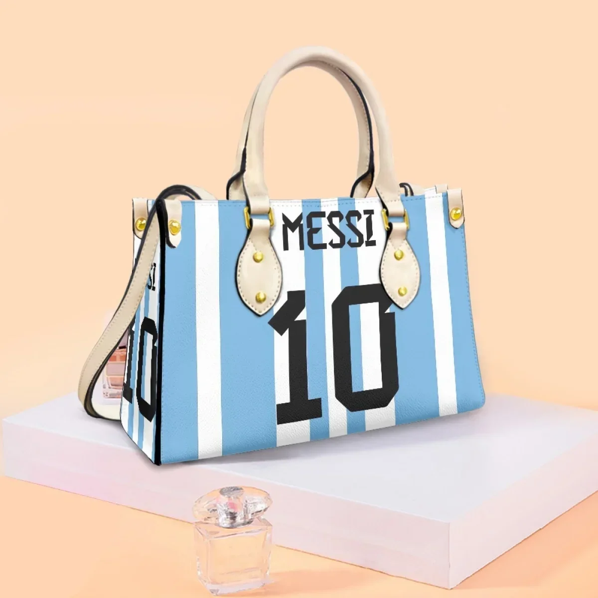 Месси № 10 Джерси для женщин футбольный плеер ручные сумки женские сумочки