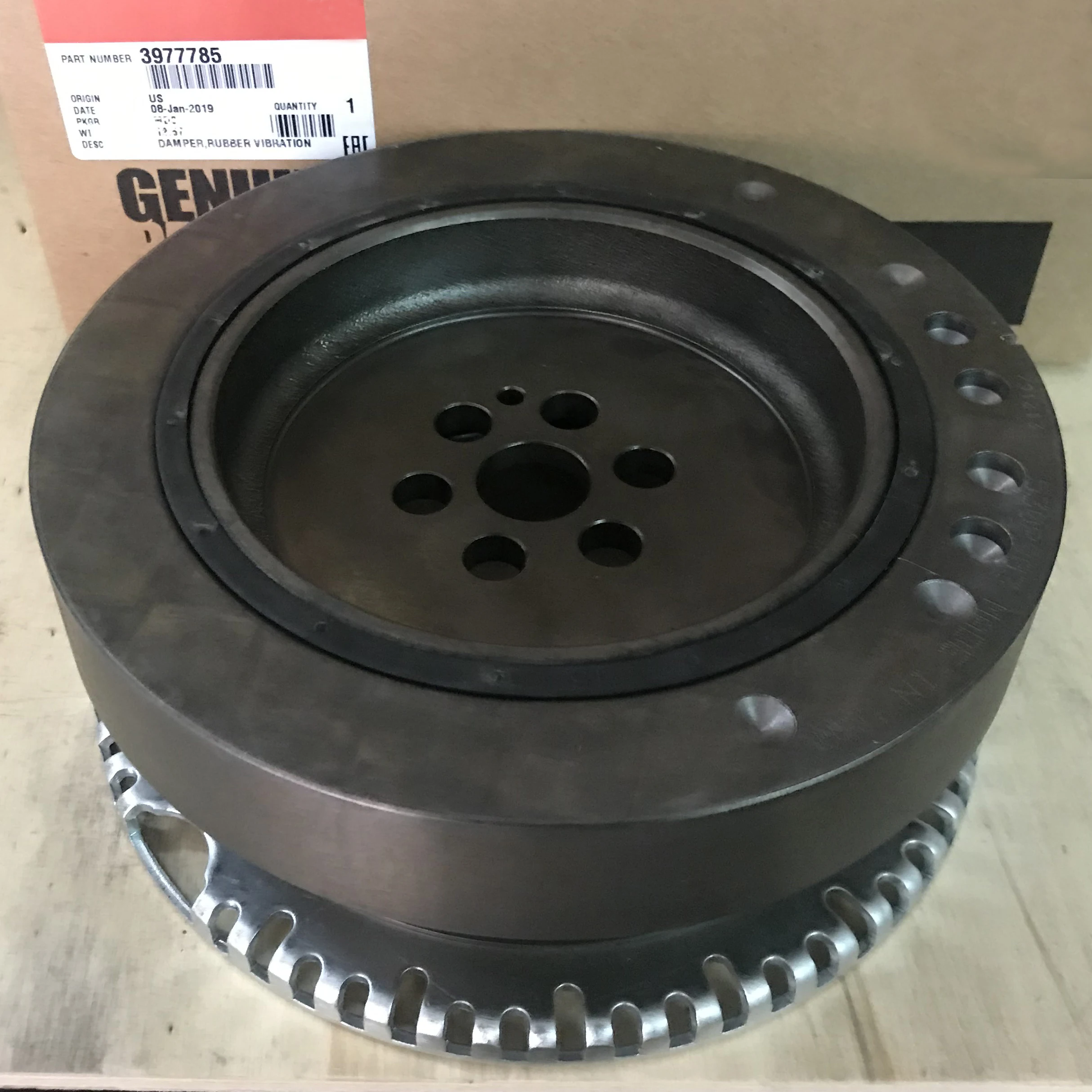 QSB6.7 шкив коленчатого вала 3977785