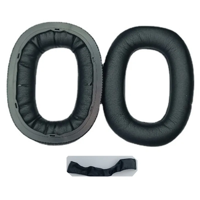 

Replacement 1 Pair Ear Pads or Headband Protector For Marshall Monitor 2 ANC Headphones Ear Pads Headset Foam Cushion black