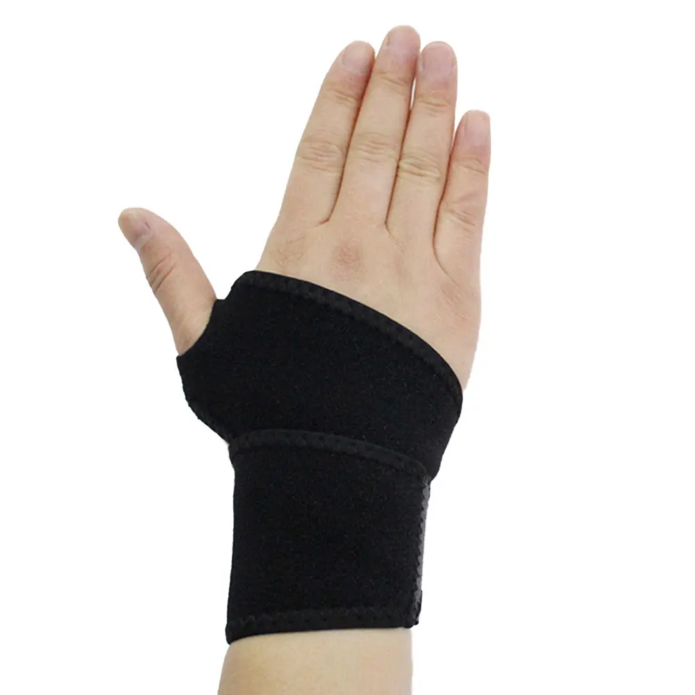 

Gym Breathable For Fitness Neoprene Wrist Support Brace Professional Right Left Ergonomic Pain Relief Adjustable Strap Black