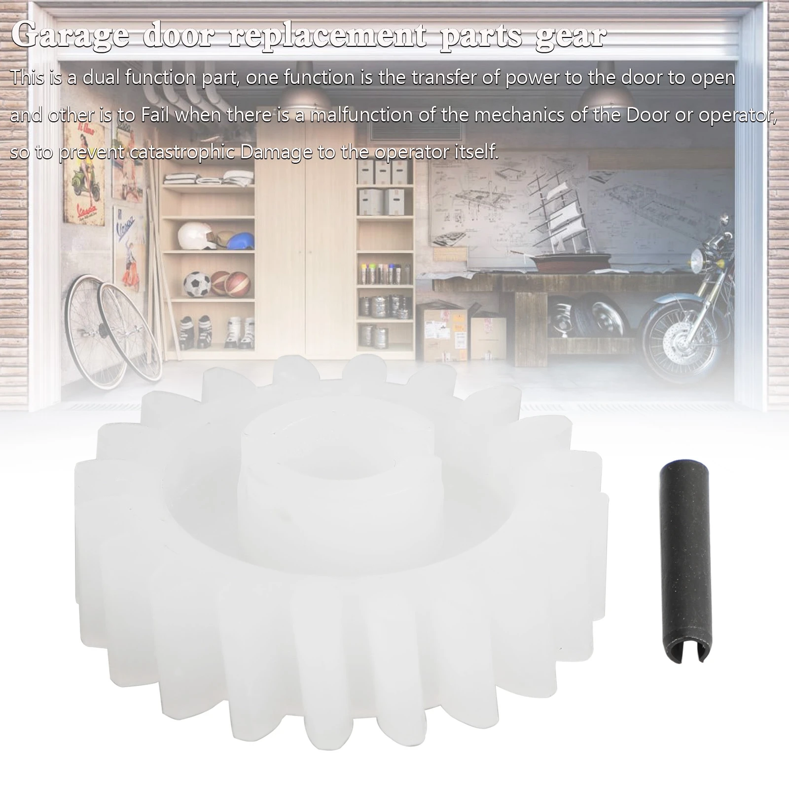 

Запасные части для гаражных ворот Artudatech Gear для Linear Moore-O-Matic XX133/XX333/XX350