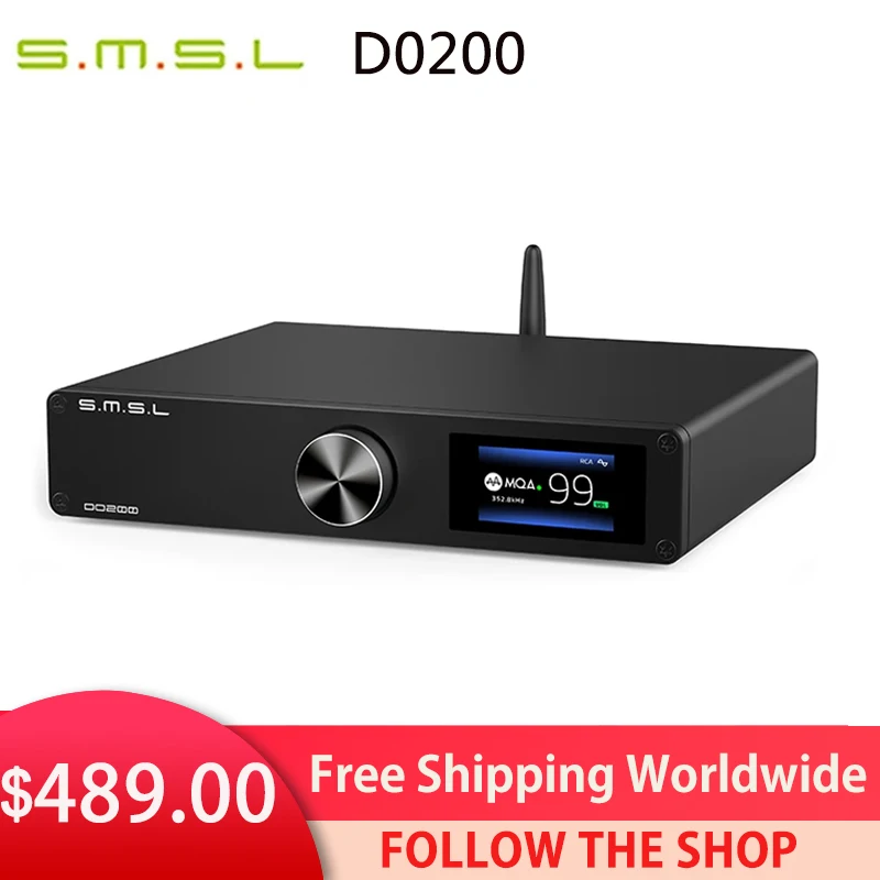 SMSL DO200 MQA аудио DAC ES9068AS * 2 XMOS Bluetooth 5 0 полное декодирование OPA1612 op amps - Цена: 34772.79