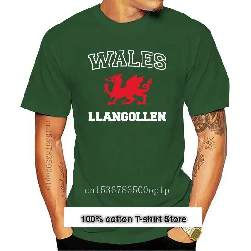 Camiseta de la Universidad de galés, Camisa estampada de dragón Eisteddfod, de regalo, nueva