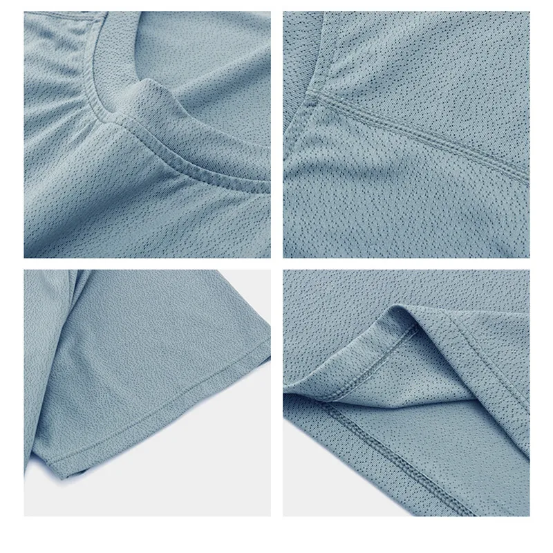 Women Quick Dry Short Sleeve Sports Running T Shirt Breathable Slim Tops Yoga T-shirts Tees Fitness Gym Workout ICESENSE